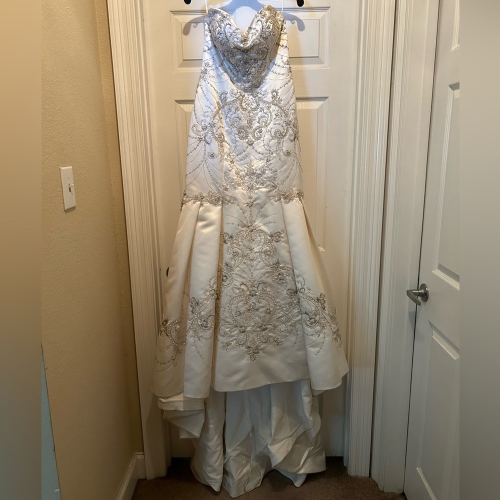 Wedding dress worn once. Still married. Celebrating 10 years.